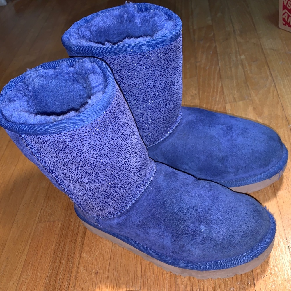 Blue glitter Uggs